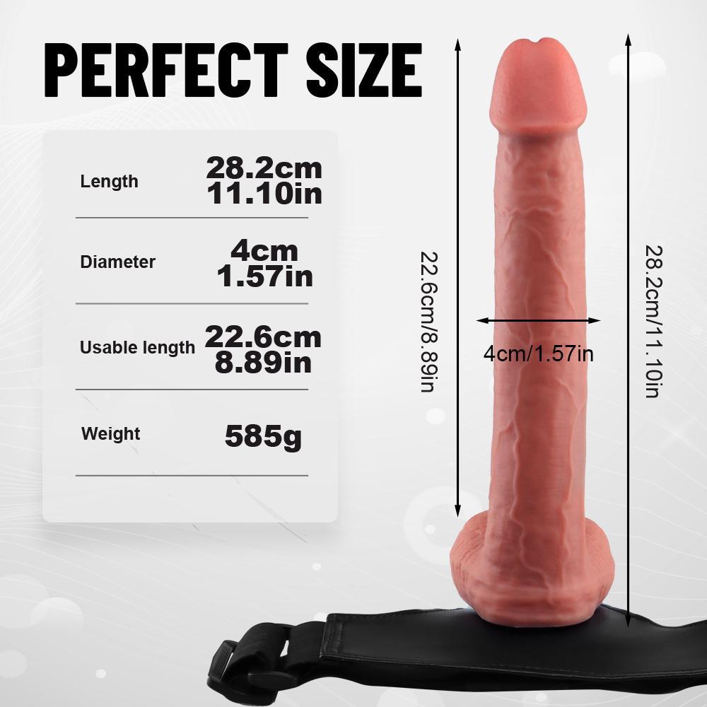 Liquid silicone wearing leather pants dildo -28 God of War
