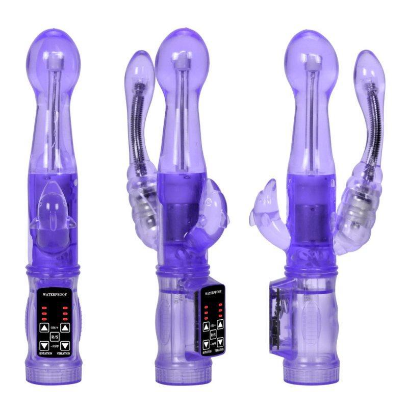Double Indulgence Rabbit Vibrator