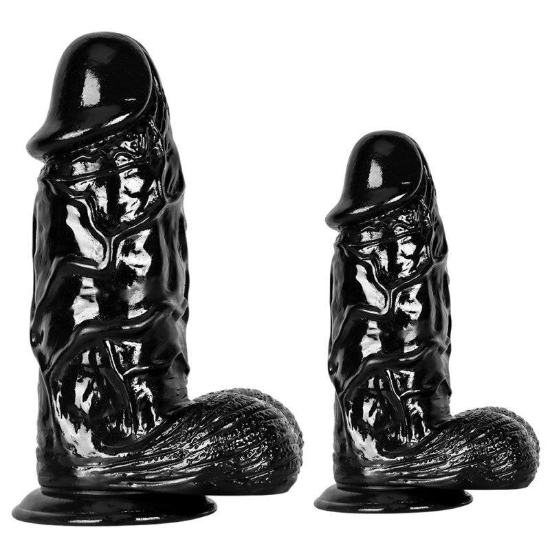 Black Big Mac Dildo - M