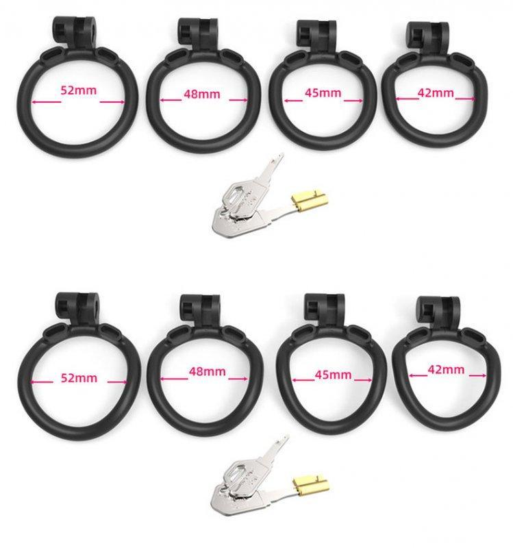 Biting Plastic Chastity Cage