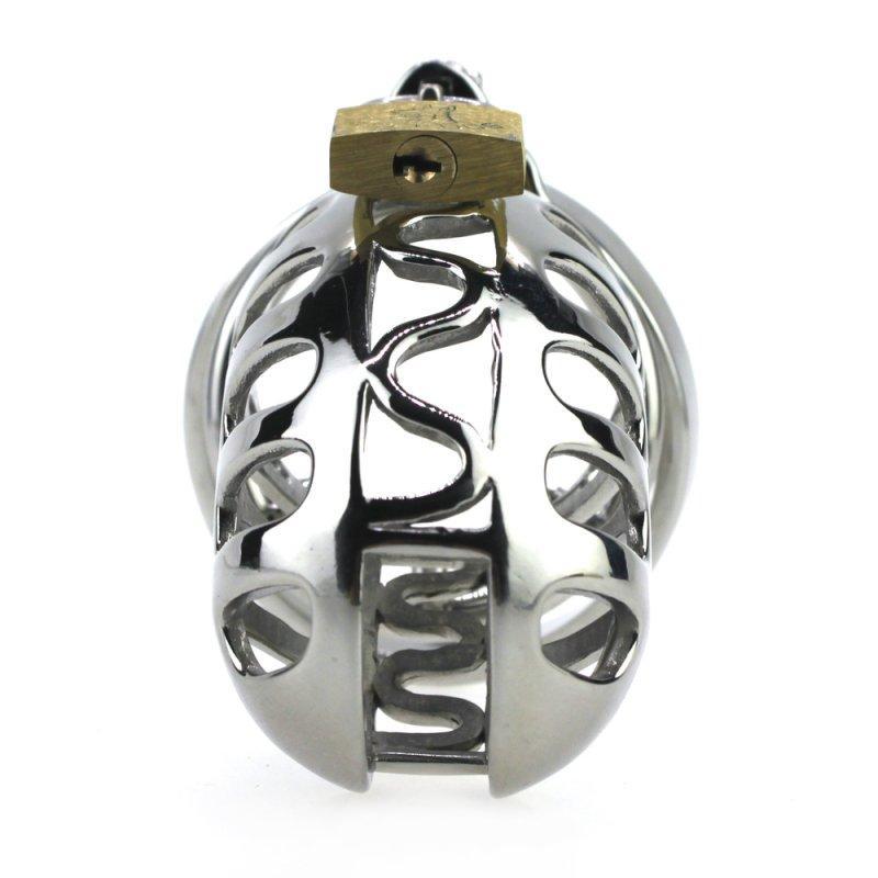 Male Chastity Device Lock Stainless Steel Cock Cage